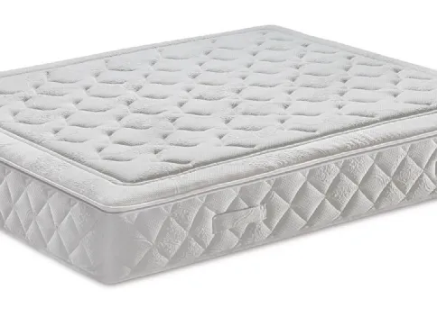 Evo De Luxe mattress with pocketed springs and memory foam by Falomo Manufacturing.