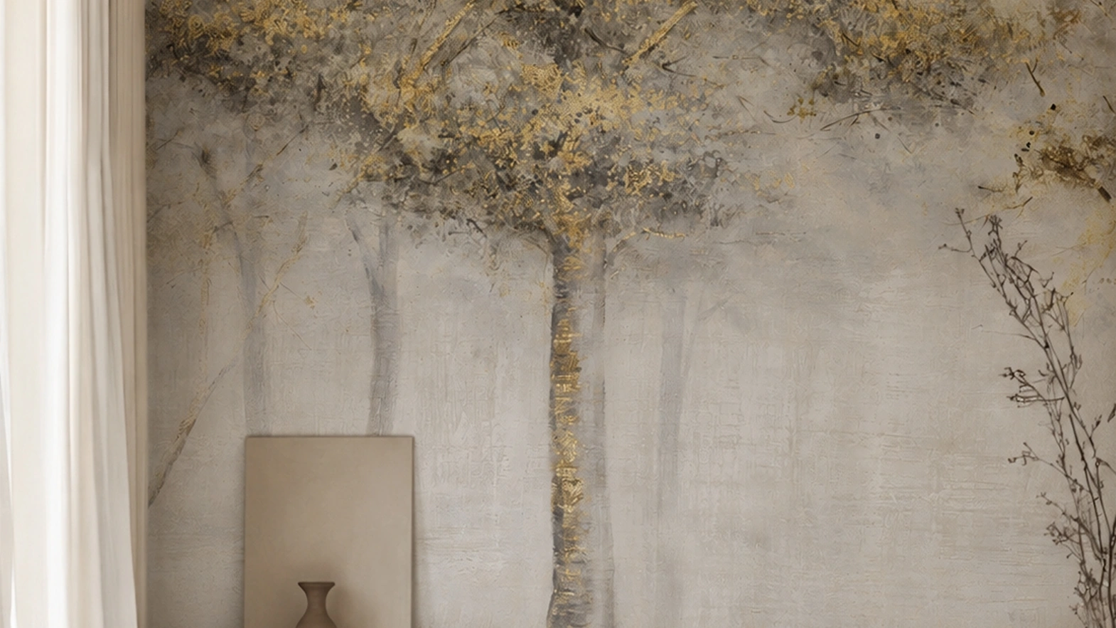 Golden Trees wallpaper by Adriani e Rossi