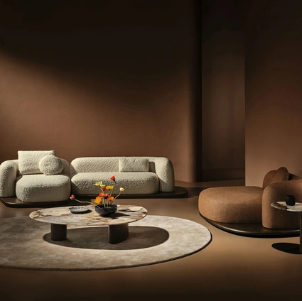 Lake coffee table in marble by Nature Design