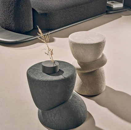 Ovoo coffee table in porcelain stoneware by Nature Design