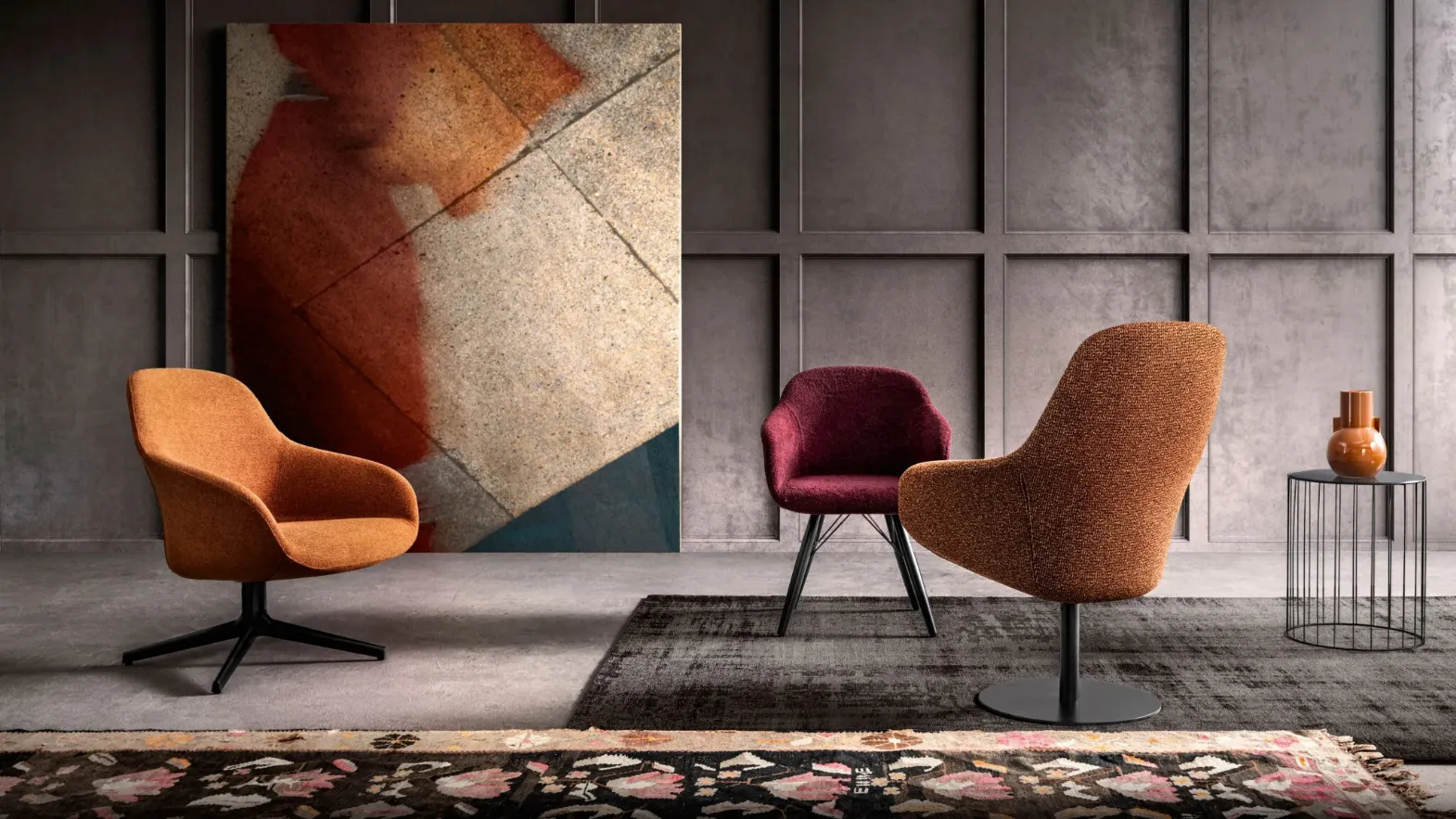 Yoko armchairs by Samoa