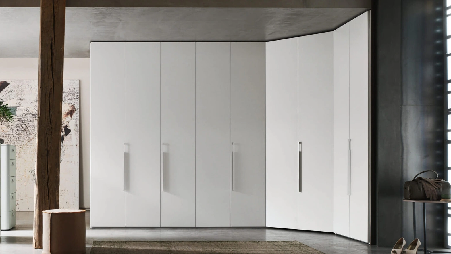 Maronese Corner Wall Wardrobe
