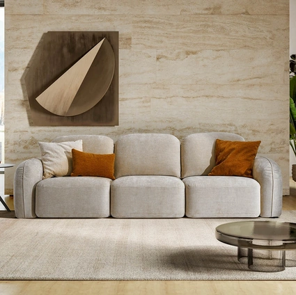 Linear sofa with extendable seats Susa by Le Comfort