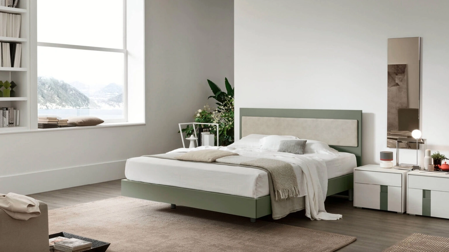 Maronese Sky Lacquered Bed