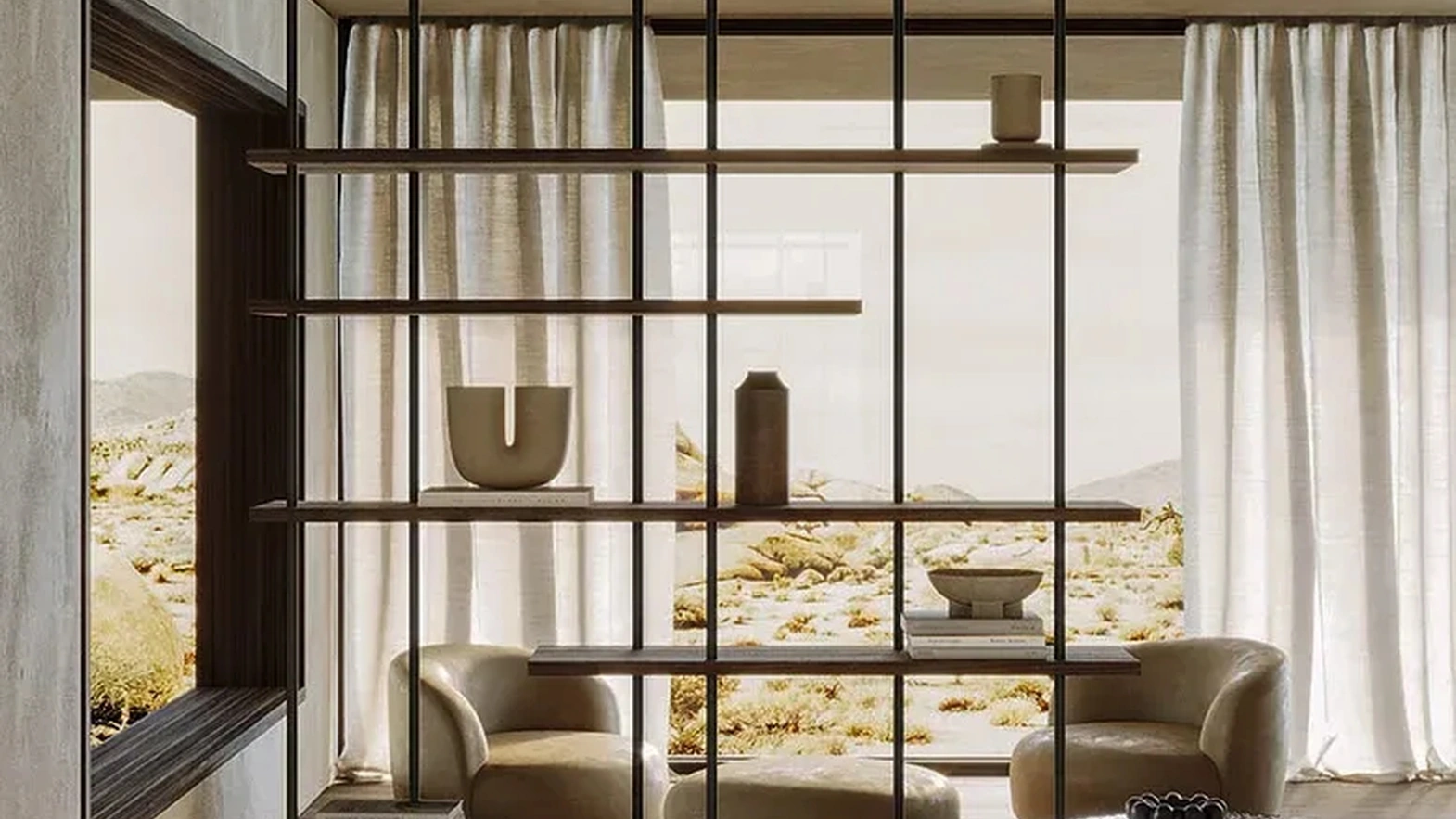 Random Room Divider Bookcase by Nature Design