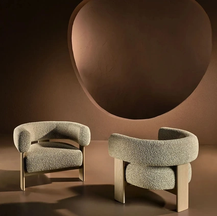 Trine Lounge Armchair by Nature Design