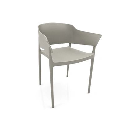 Shaggy polypropylene chair by Zamagna