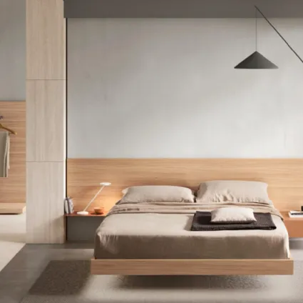 Bed with Bumpy headboard by Maronese