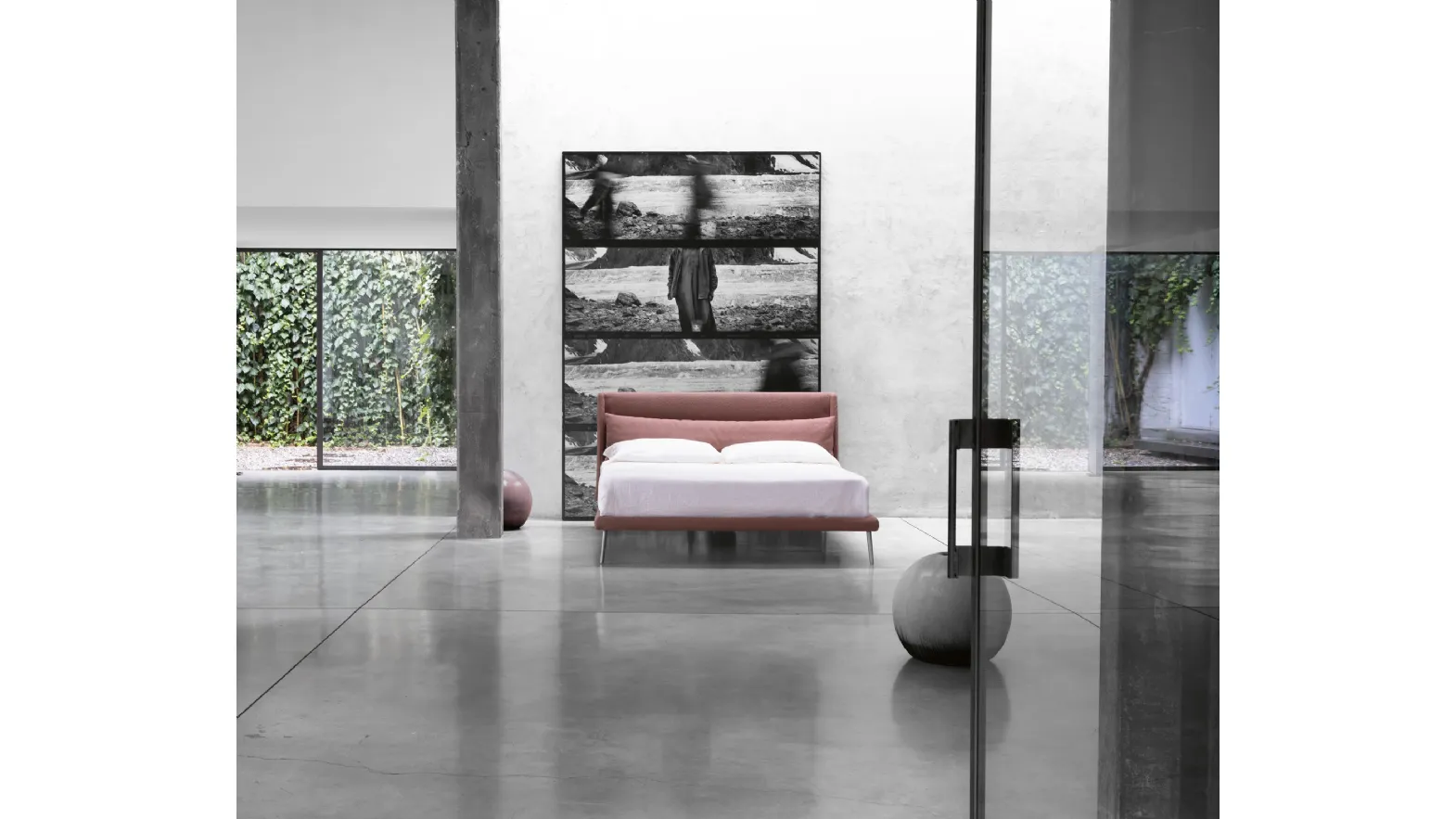 Eddie upholstered bed by Noctis.