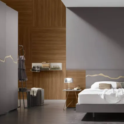 Flash Bed with Headboard by Maronese