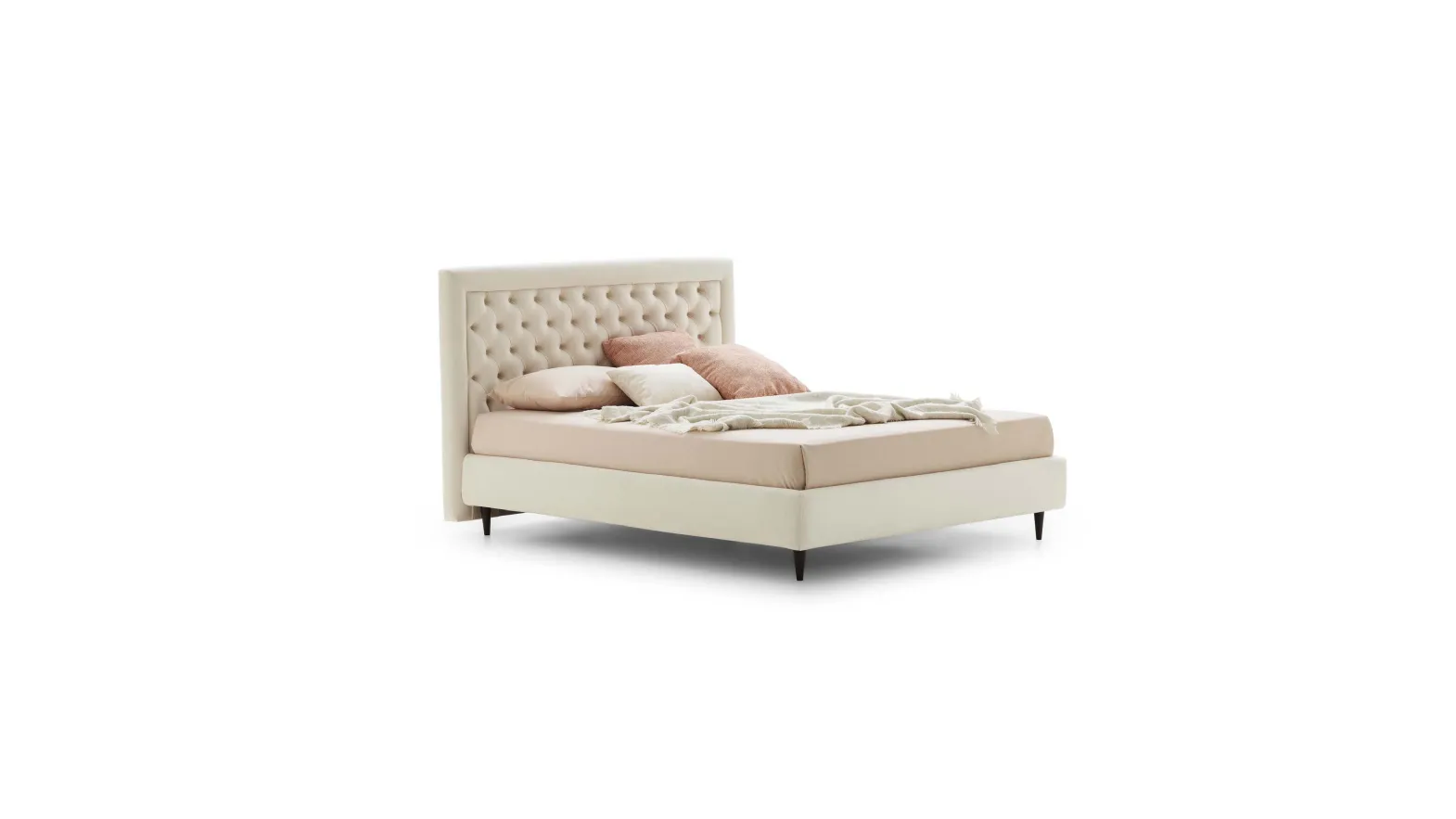 Monet upholstered and quilted bed by Le Comfort.