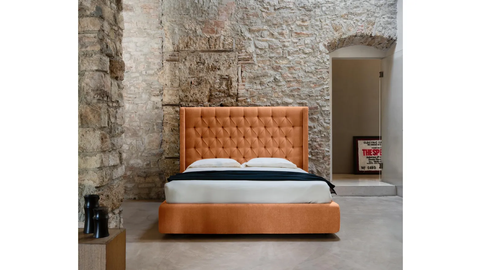 Star headboard bed by Noctis.