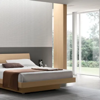 Viky Bed with Headboard by Maronese