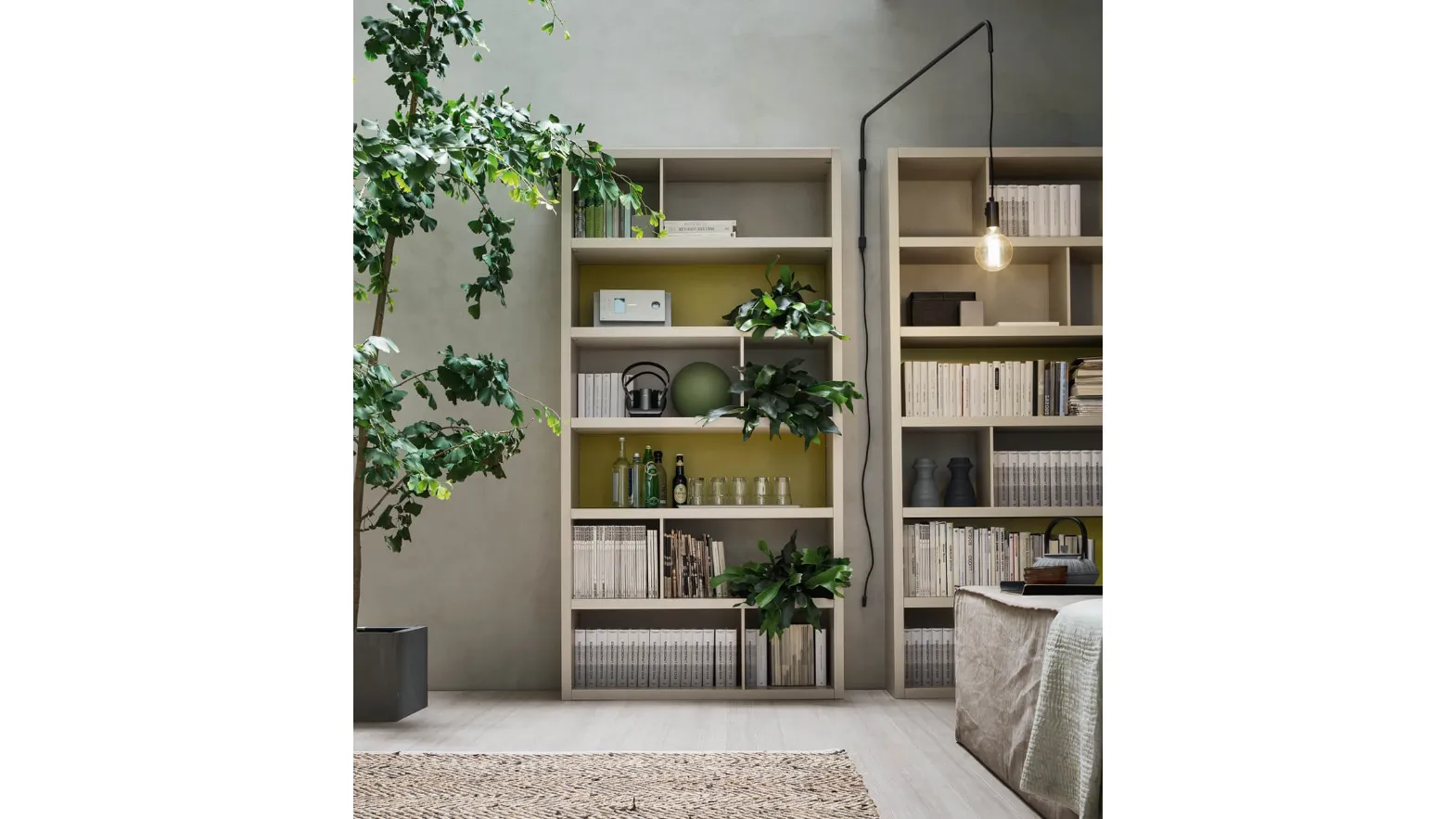 Silk bookshelf by Maronese