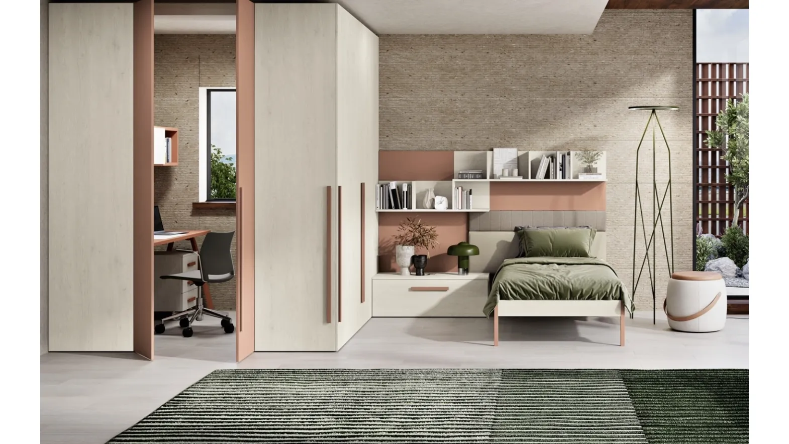 Modular children's bedroom 102 by Ferrimobili.