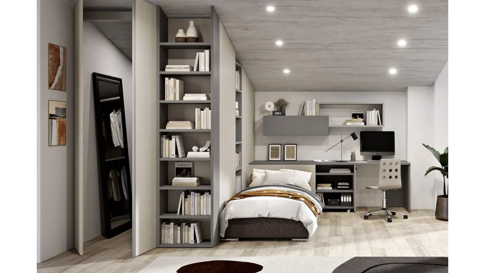 Customized bedroom 104 by Ferrimobili.