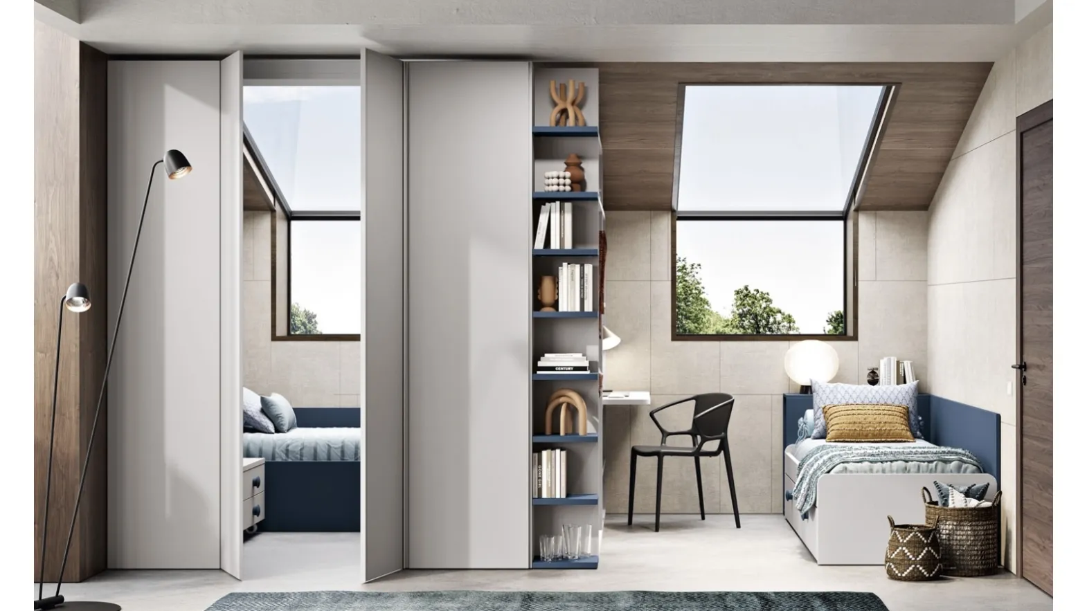 Modular bedroom 109 by Ferrimobili