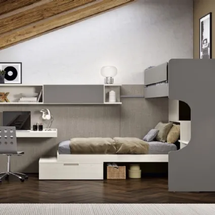 Room 112 with bunk beds by Ferrimobili.