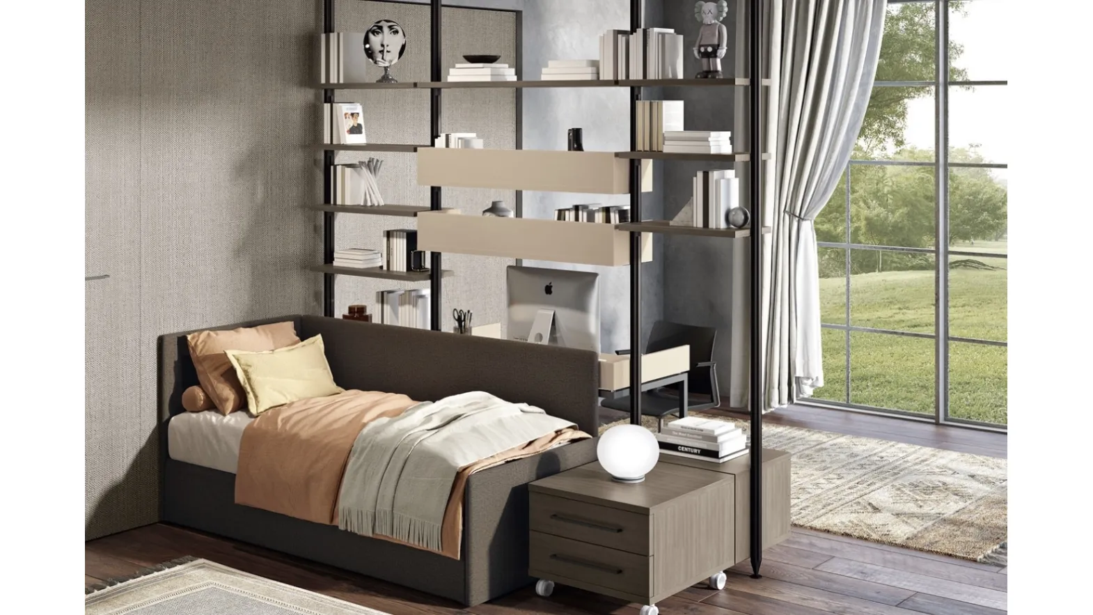 Modular bedroom 121 by Ferrimobili