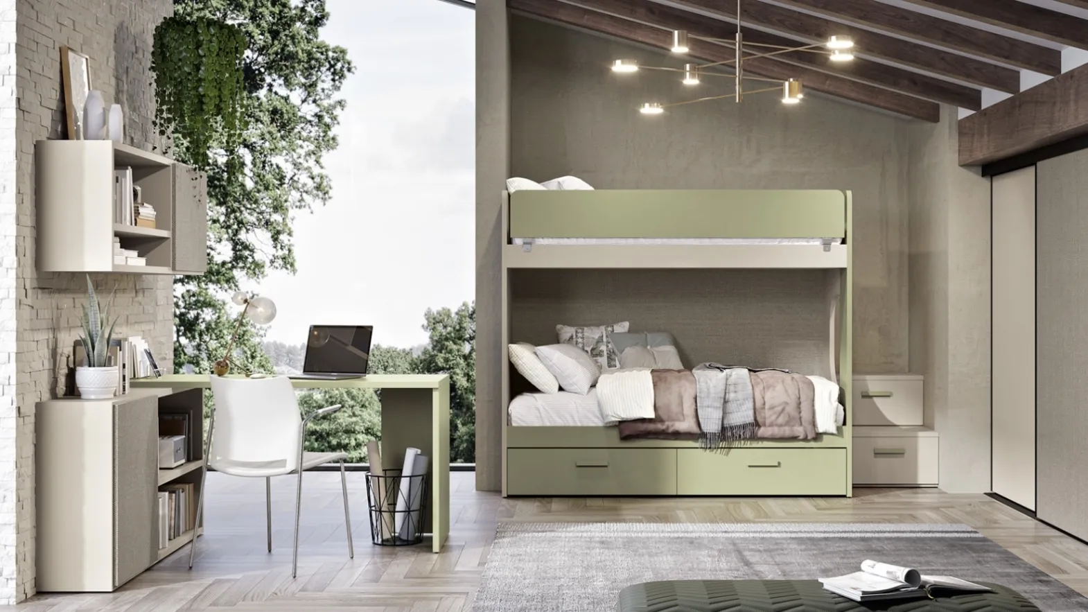 Room126 with Ferrimobili bunk beds