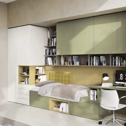 Custom-made bunk bed room 128 by Ferrimobili