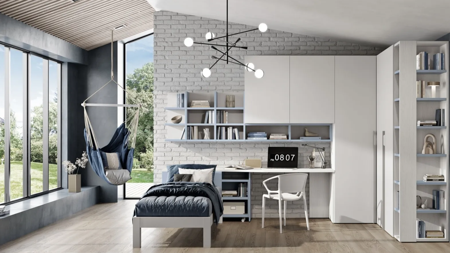 Modular bedroom 130 by Ferrimobili