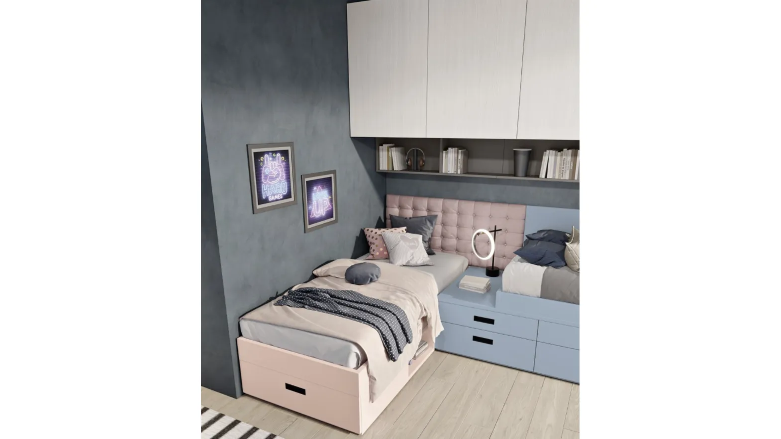Loft bed 131 by Ferrimobili