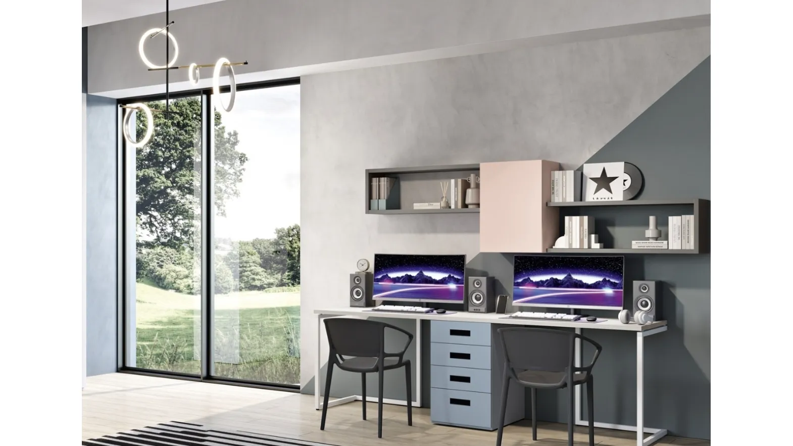 Loft bed 131 by Ferrimobili