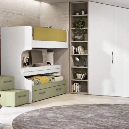 Room 137 with a sliding bed by Ferrimobili