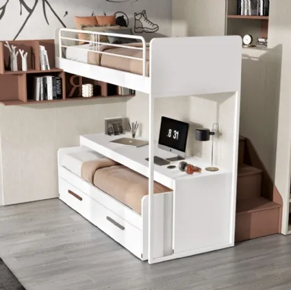 Loft bedroom 138 by Ferrimobili
