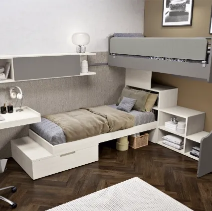 Bedroom 139 with sliding bed by Ferrimobili