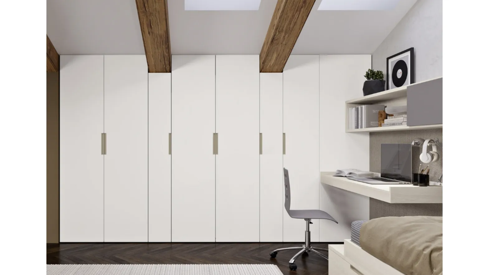 Room 139 with sliding bed by Ferrimobili