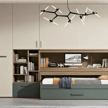 Bedroom 141 space-saving bridge by Ferrimobili