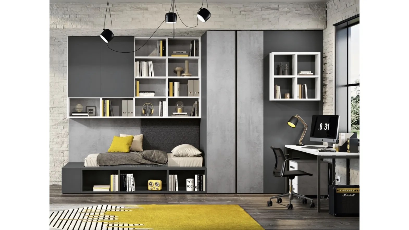 Ferrimobili's bunk bed room 142