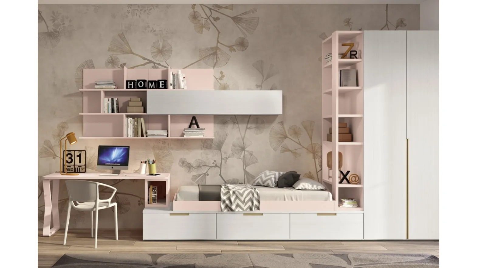 Modular bedroom 145 by Ferrimobili