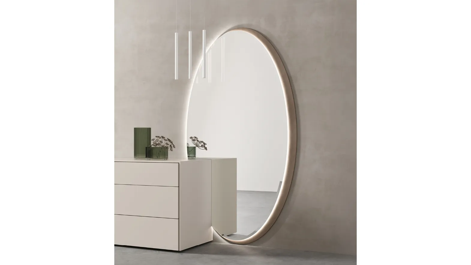 Bend mirror by Maronese.