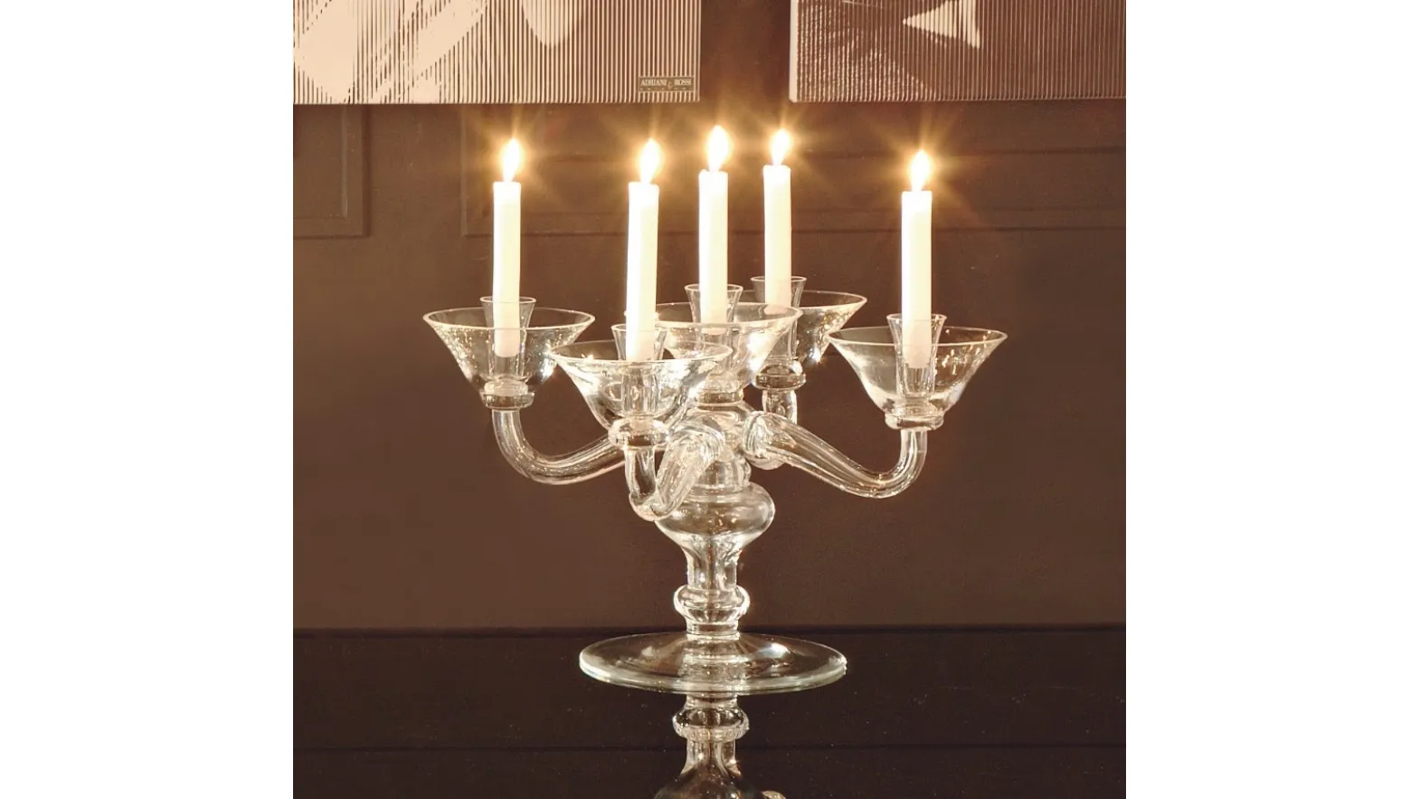 Vienna Candlestick by Adriani and Rossi
