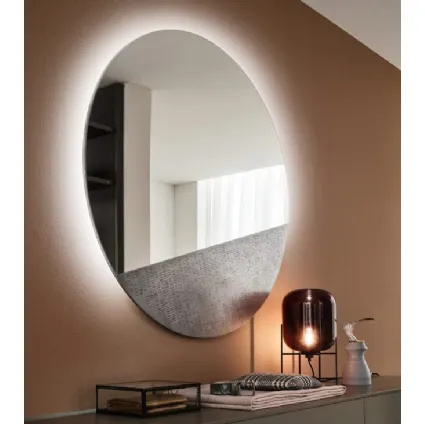 Globo mirror with Decor insert by Maronese