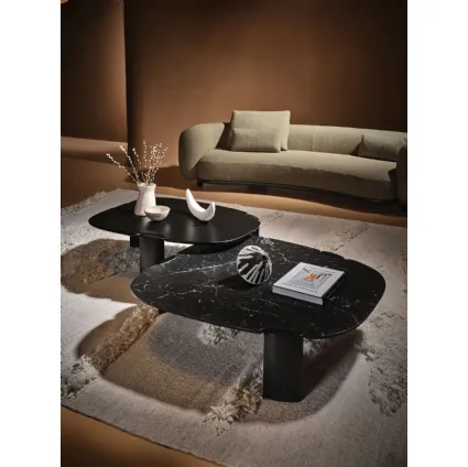 Inlay Coffee Table in Marble or Solid Wood by Nature Design