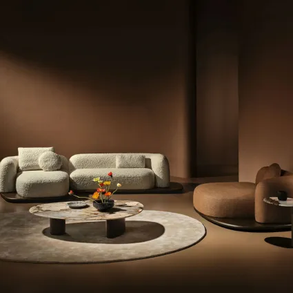 Lake coffee table in marble by Nature Design