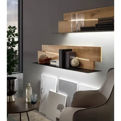 Scuderia metal and wood shelf by Maronese.