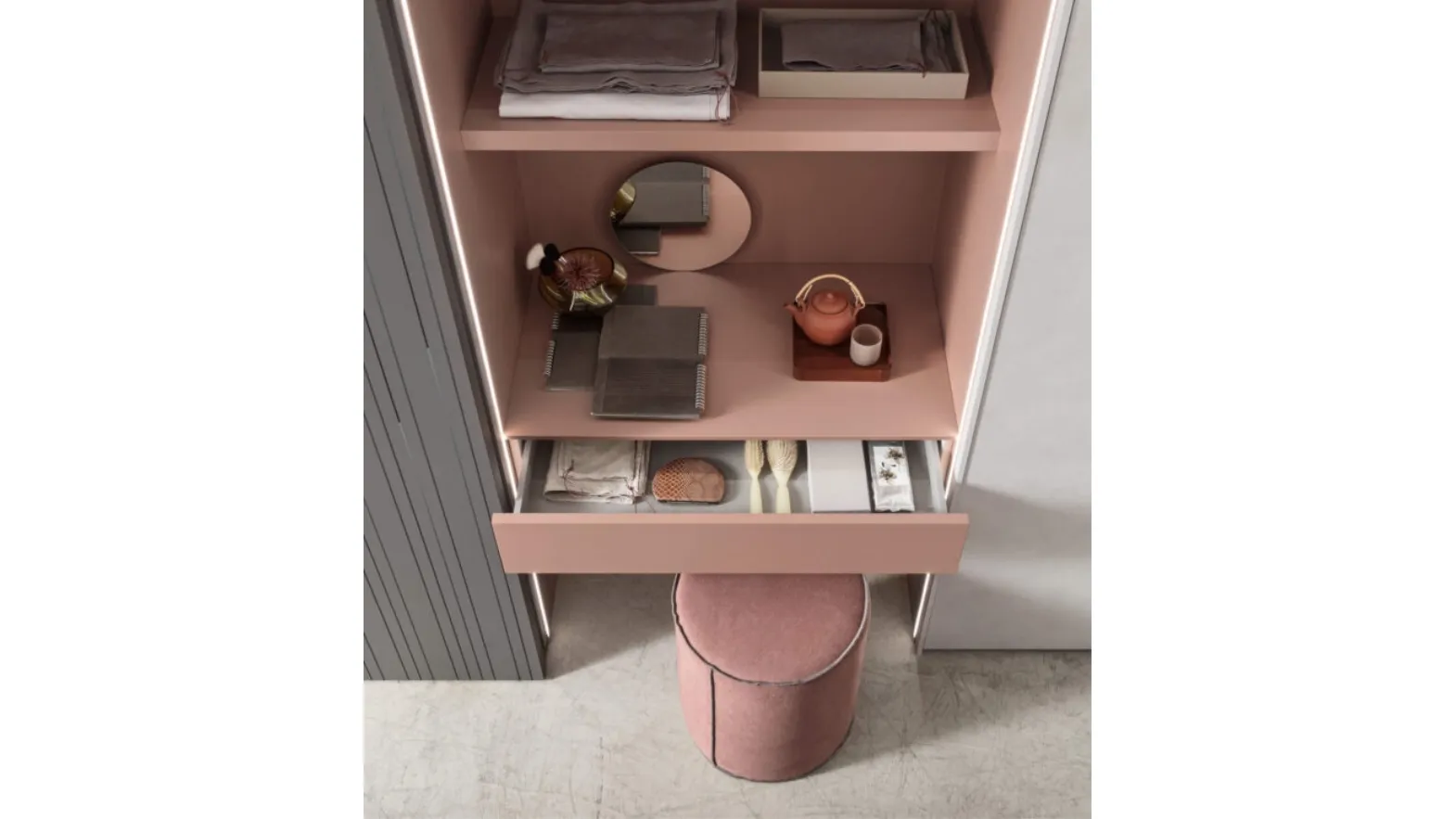 Round pouf Thubo by Maronese