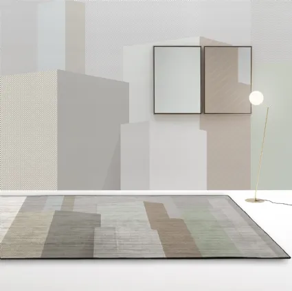 Rainbow Rayon carpet by Adriani e Rossi