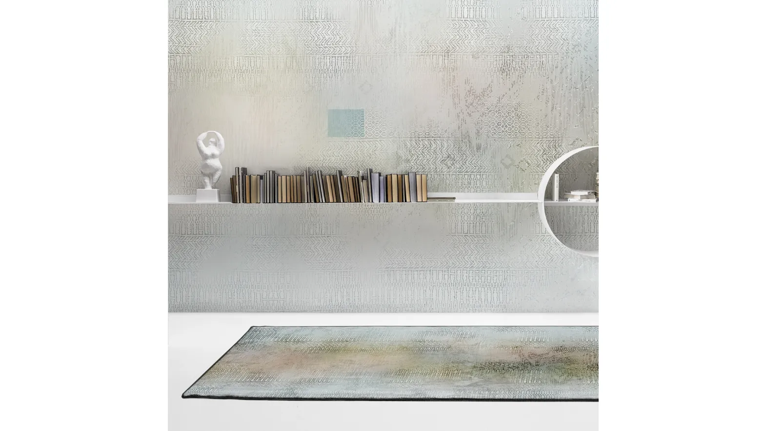 Rainbow Shibori 02 carpet by Adriani and Rossi.