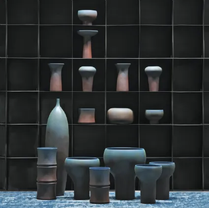 Mister Blue Collection vases by Adriani and Rossi.