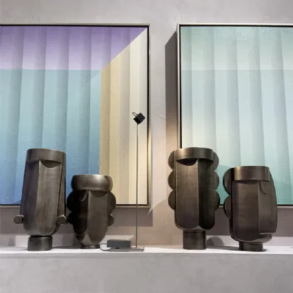 Ceramic pots from the Checkmate Collection by Adriani and Rossi