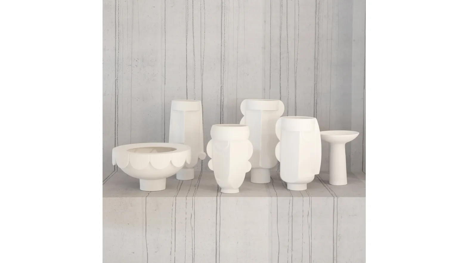 Ceramic Chess Mate Collection by Adriani and Rossi pots.