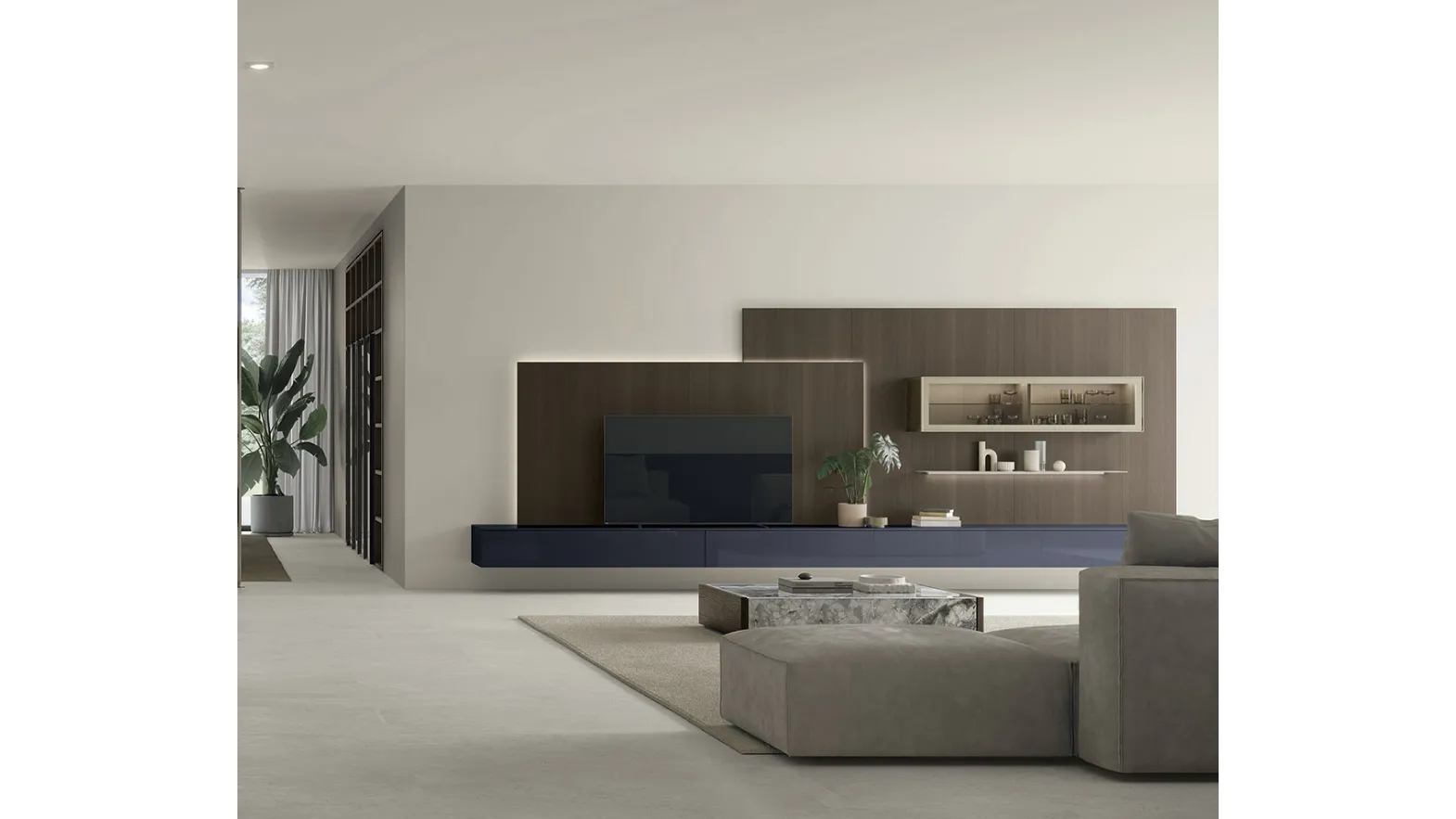Wall unit Atlante UNIT AT145 by Tomasella.