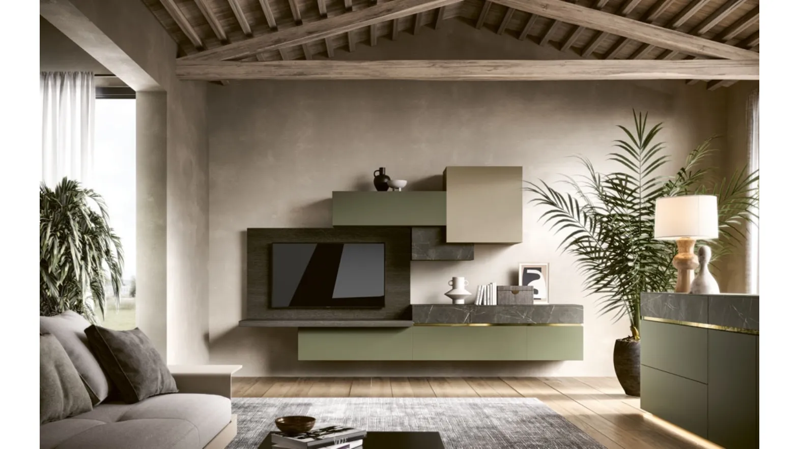 Fusion B wall unit by 2B Italia.
