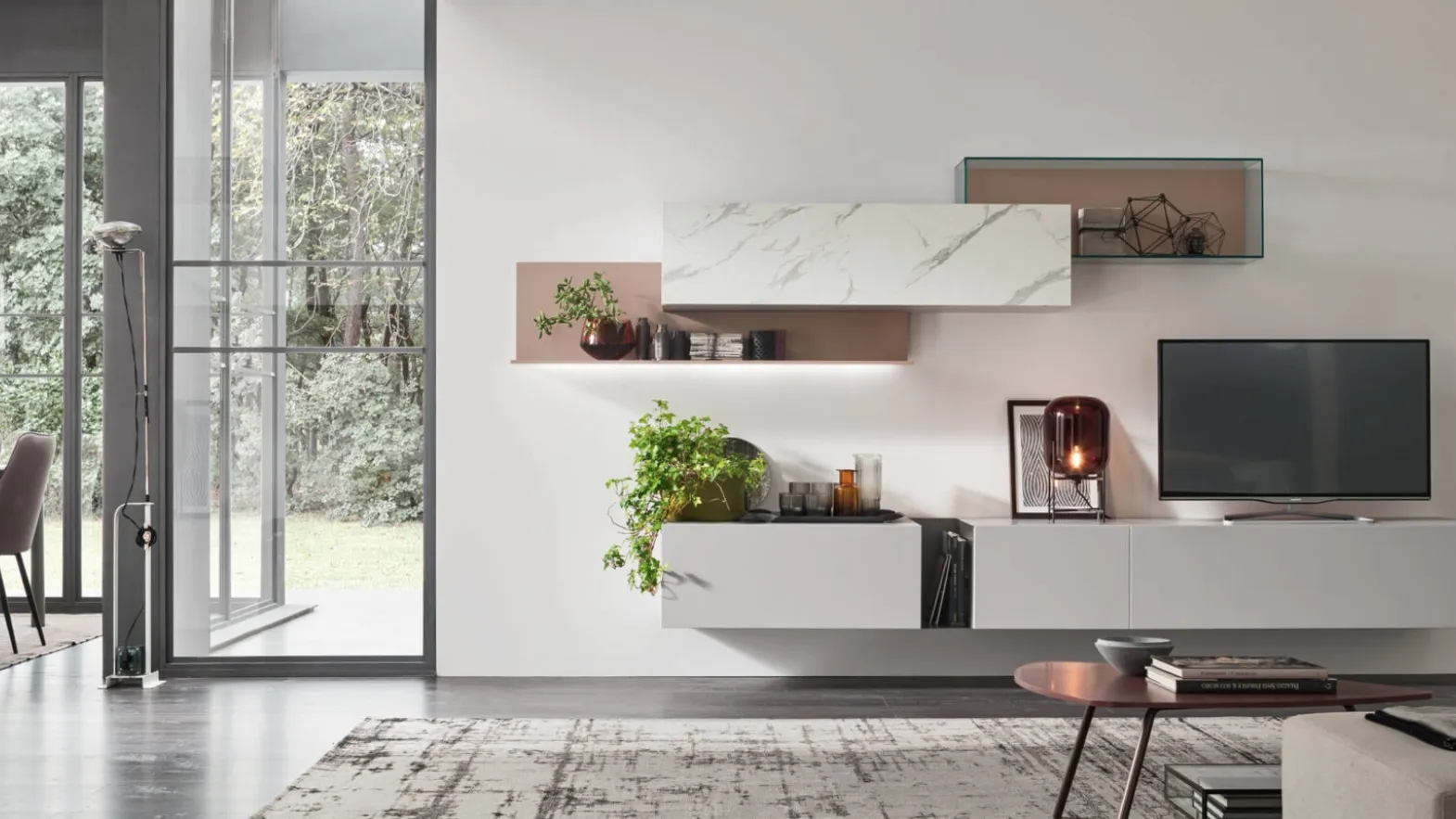 Wall system Unix Comp SU2107 by Maronese